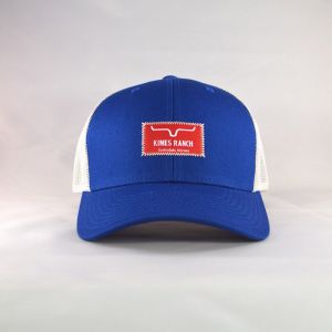 Kimes Ranch KR Branded Royal/Silver Trucker Snapback Hat